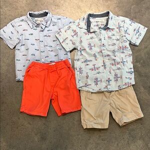 Kids Headquarters Cars and Planes Matching Sets 4T